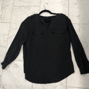 Tart Black Blouse with pockets